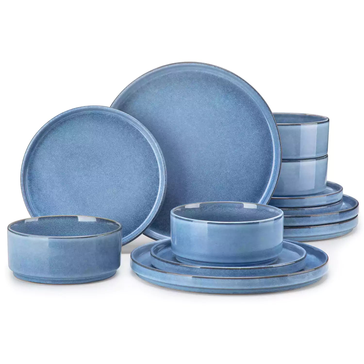 Anya 12-Piece Stoneware Dinner Set