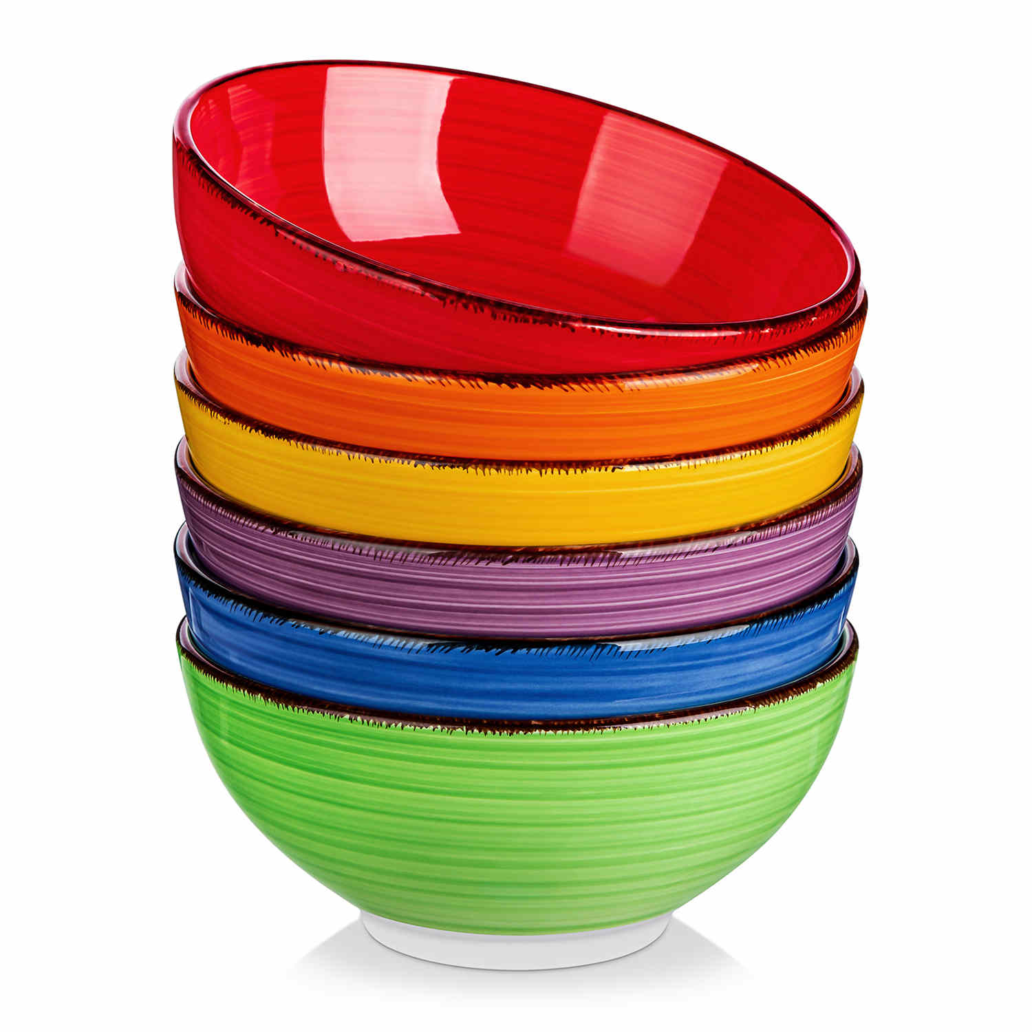 Bonita Cereal Bowls Set of 6 - Multicolor