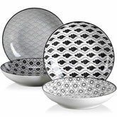 Haruka Set di 4 piatti fondi