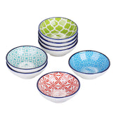 Macaron Set di 8 piatti per salse