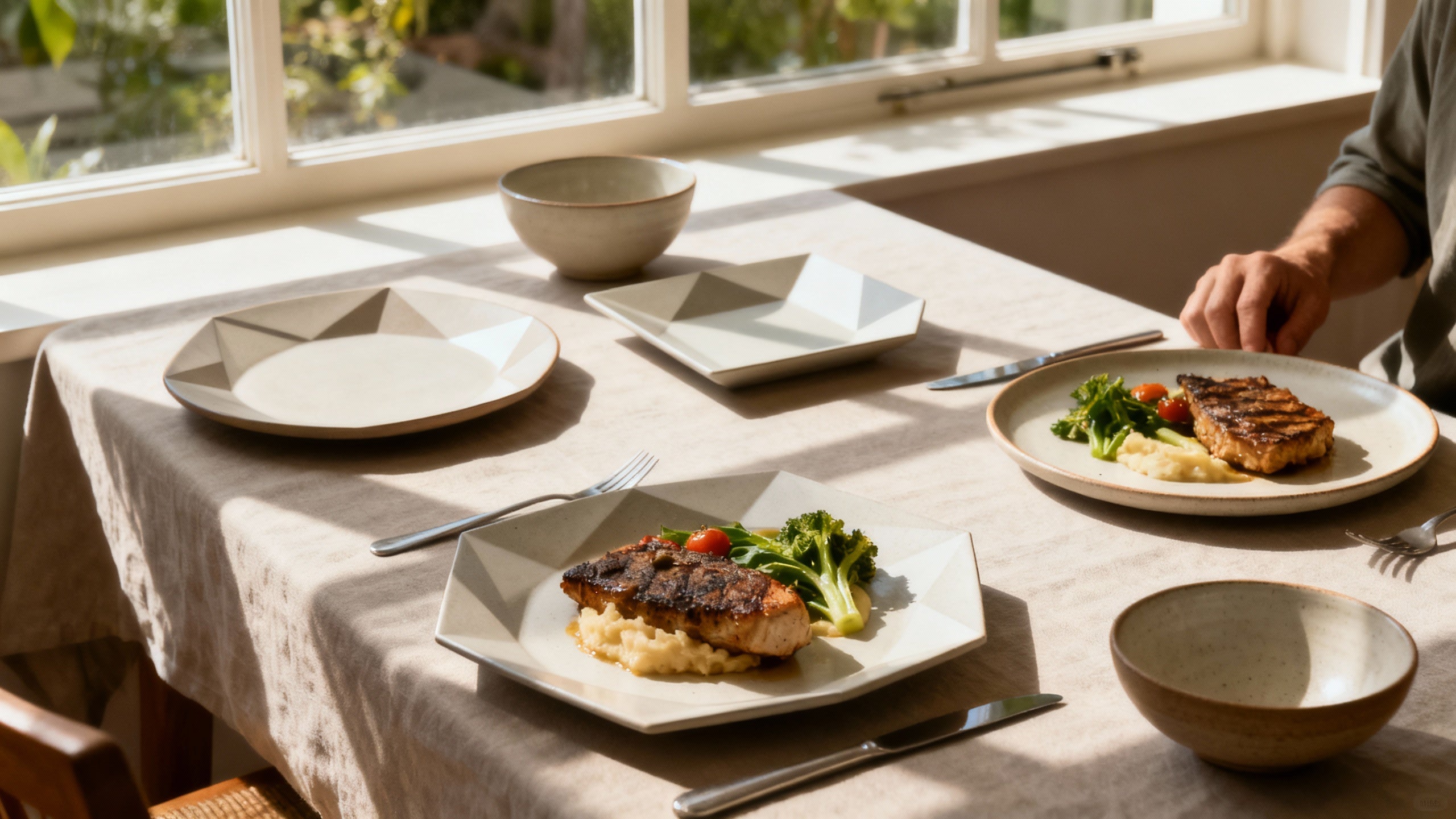 Why Architects Love Geometric Ceramic Tableware