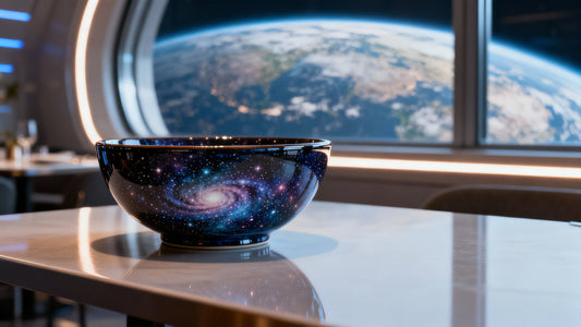 Innovative Ceramic Tableware Design for Space Tourism Dining