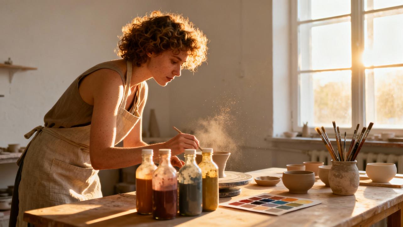 Colored Ceramic Glazes & Sun: Keeping Colors Bright