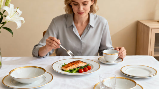 How Gold-Trimmed Tableware Influences Perceived Food Value