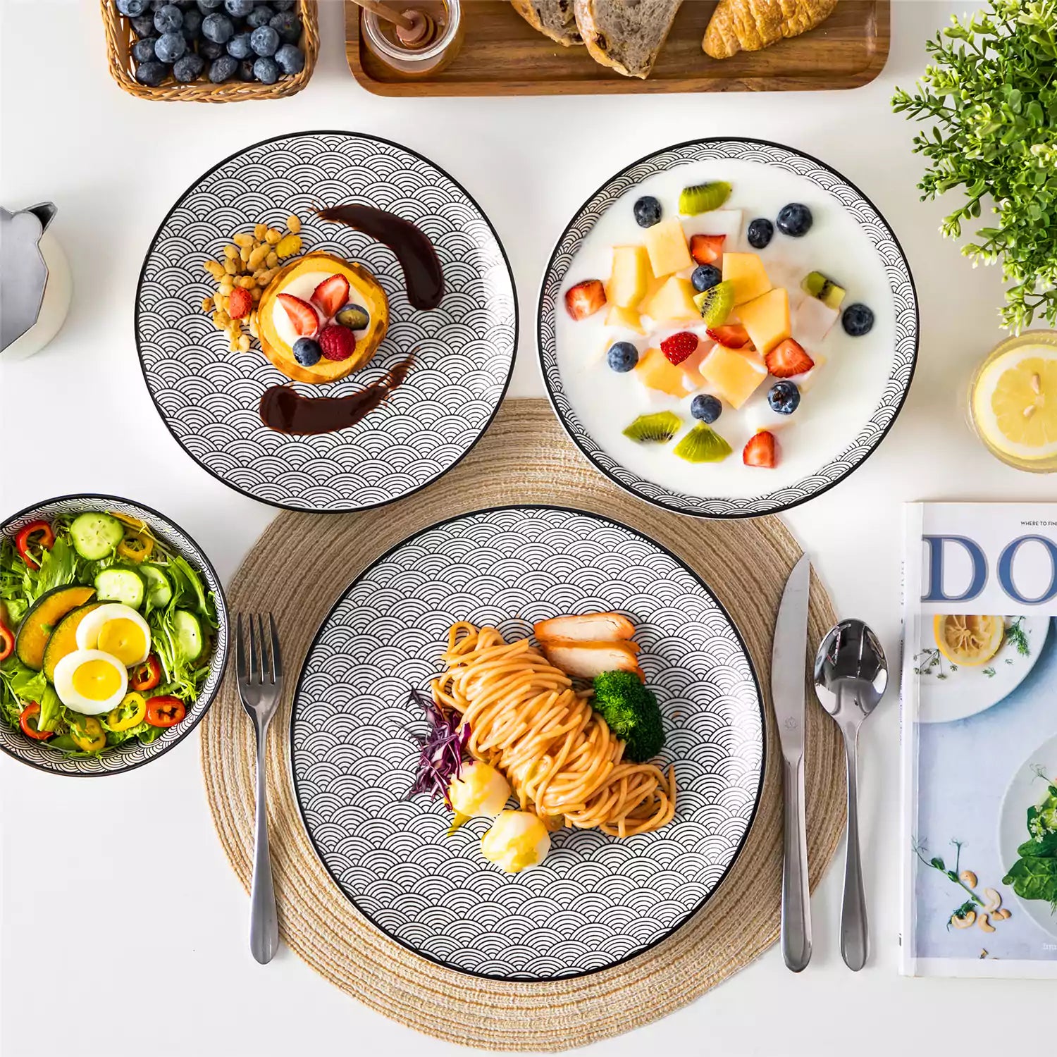 Porcelain Dinnerware Set | Japanese-Inspired Elegance Porcelain Dinnerware Set | Japanese-Inspired Elegance