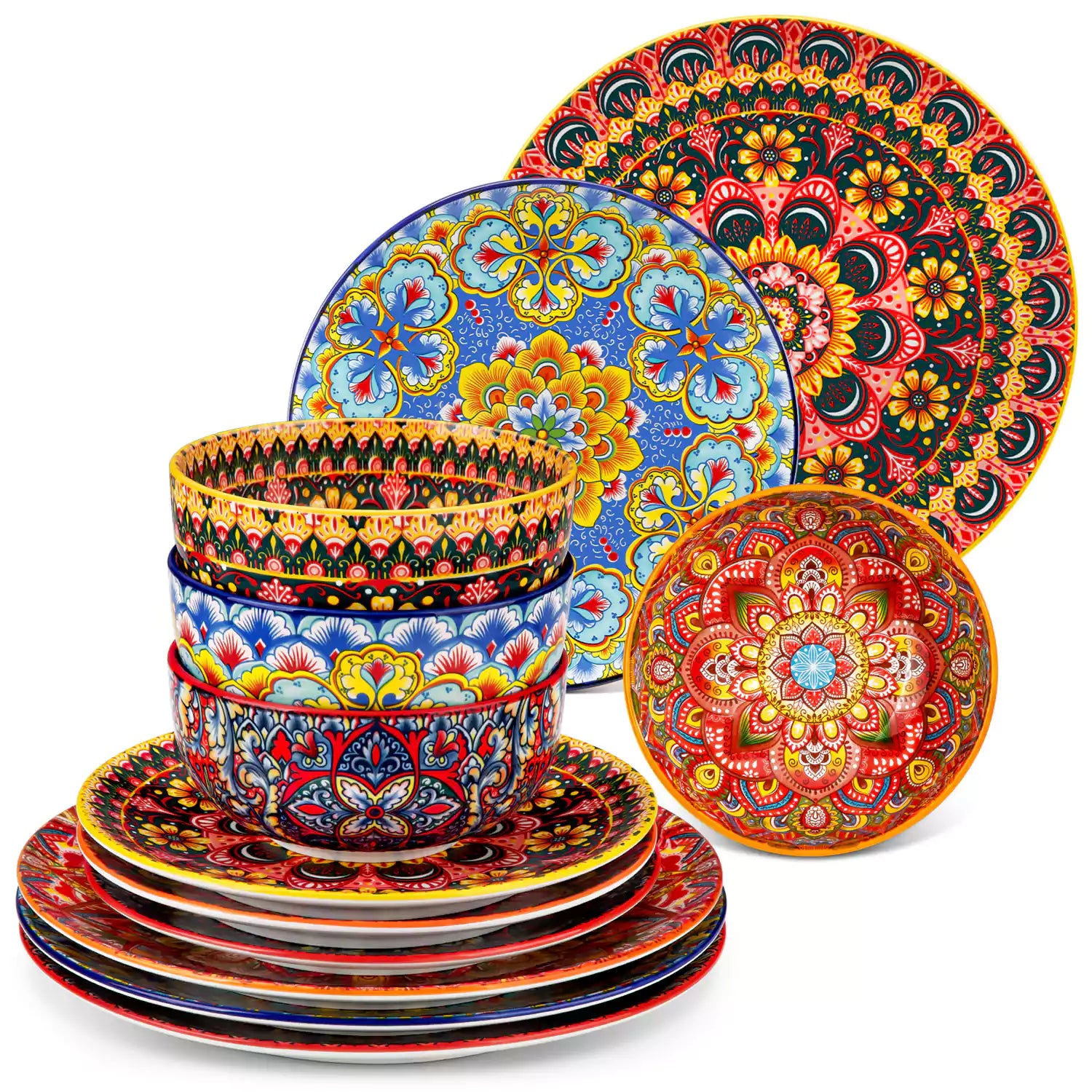 Set di piatti in melamina all'ingrosso, design personalizzati Set di piatti in melamina all'ingrosso, design personalizzati