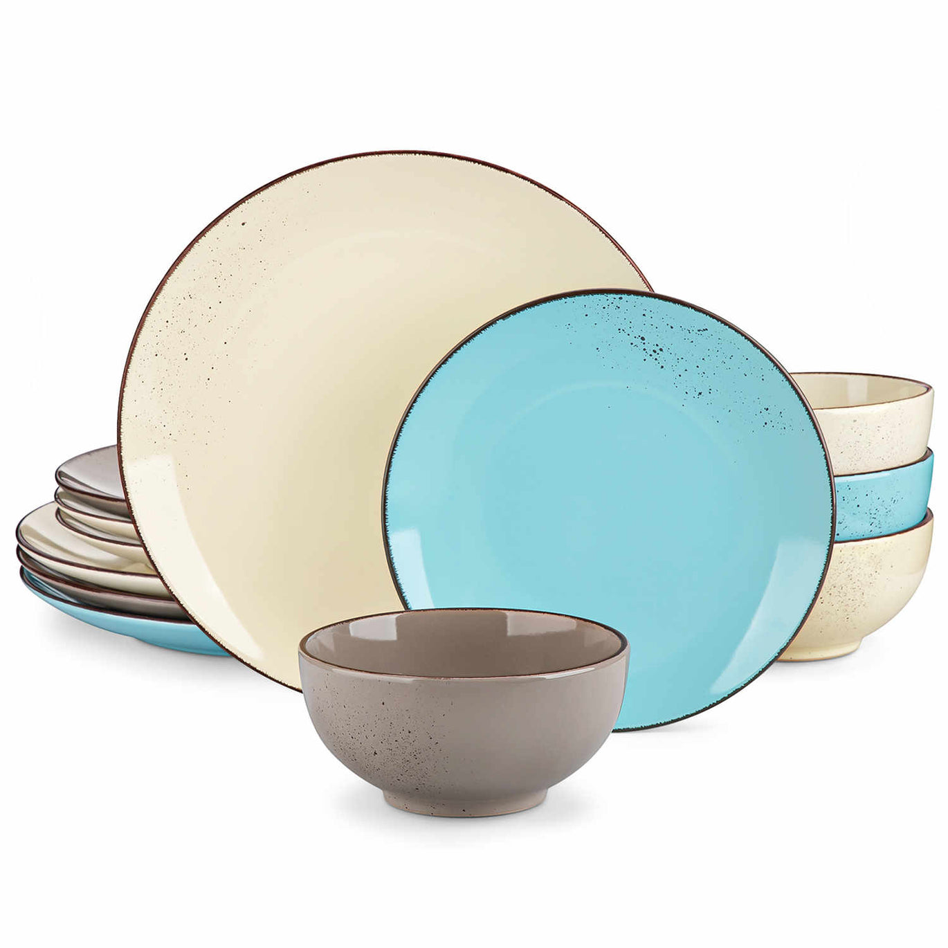 Le Viala 2本 & La Forge 1本セット Rustic Dinnerware Set | Handcrafted Elegance