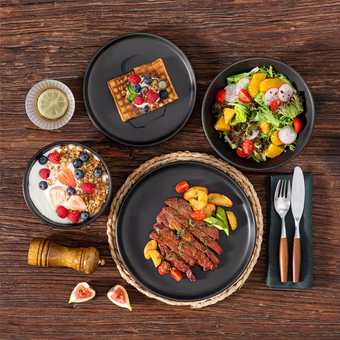 PAN PACIFIC PLAYA 7インチ7枚セット Luvraw & BTB Playa Dinnerware Sets – Relaxed charm with Contemporary Flair