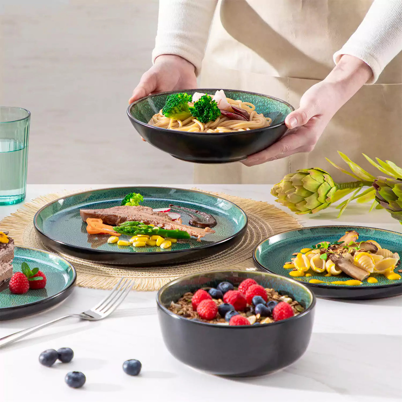 PAN PACIFIC PLAYA 7インチ7枚セット Luvraw & BTB Playa Dinnerware Sets – Relaxed charm with Contemporary Flair