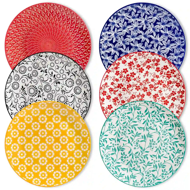 Selene Vibrant Dinner Plates Set of 6