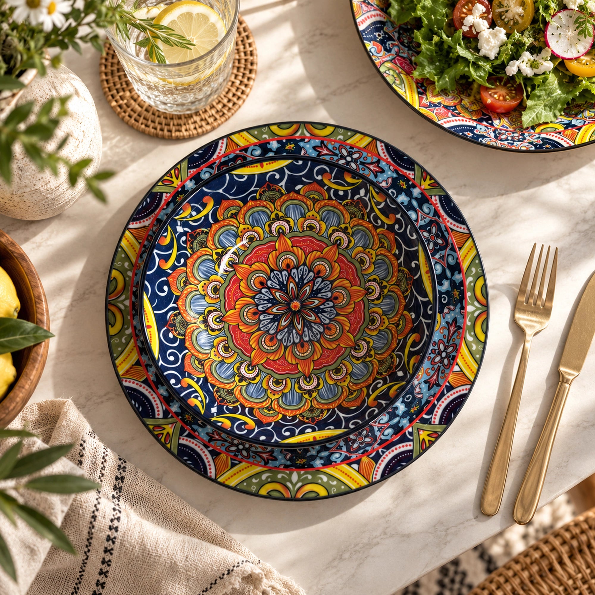 Simi 24 Piece Dinnerware Set-vancasso