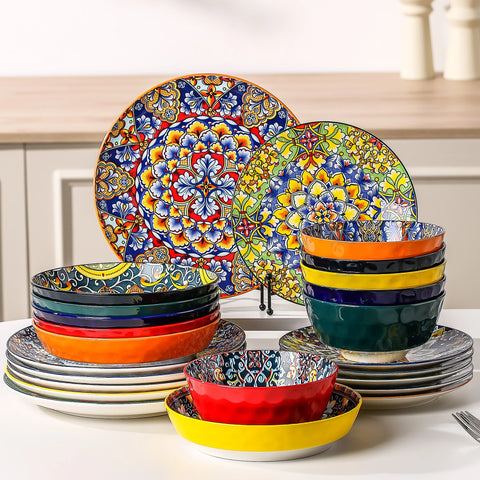 Simi 24 Piece Dinnerware Set-vancasso