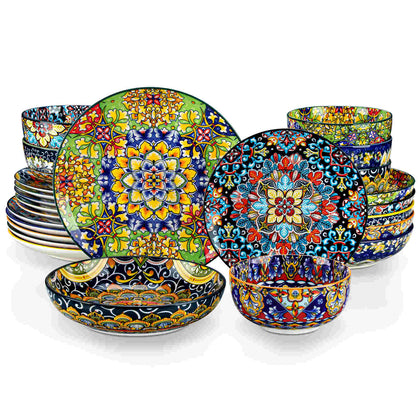 Charming And Unique Bohemian Dinnerware Sets