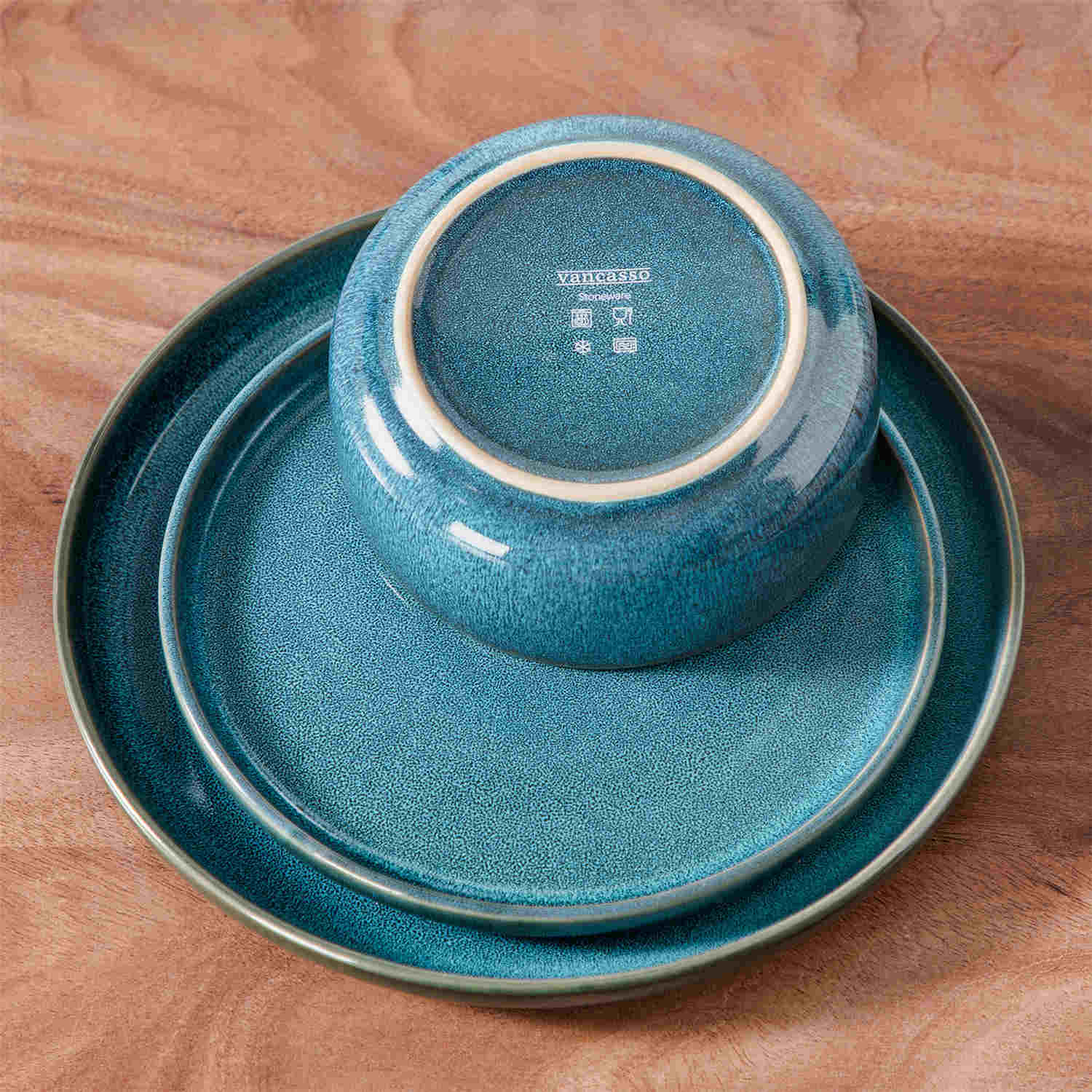 Vajillas Completas 12 Personas Vajilla Vancasso SNOW 18 Piezas