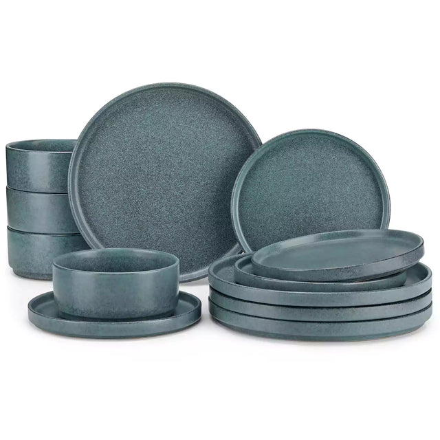 Webb Straight-Edge 12 Piece Dinnerware Set