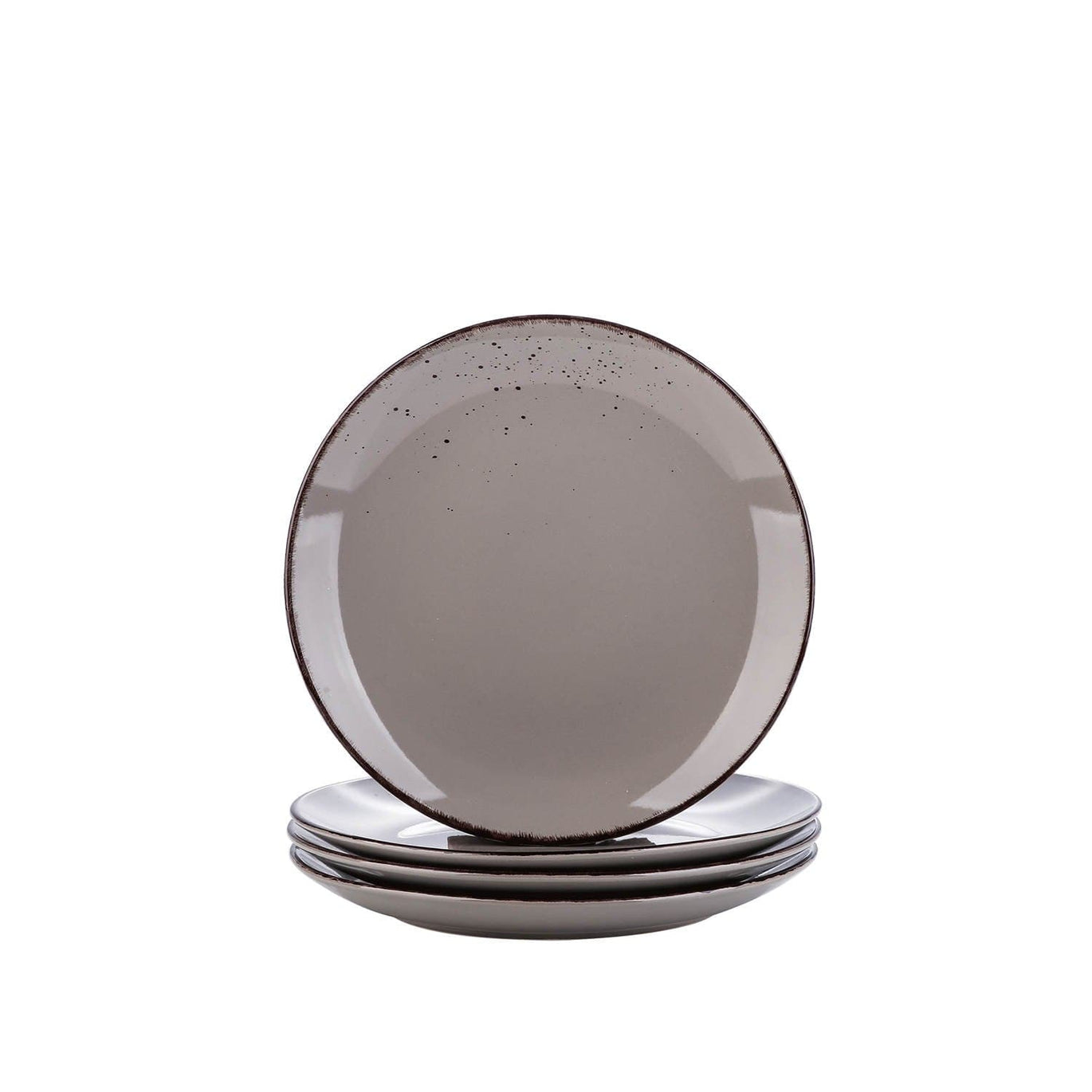 Rustic Stoneware Salad Plates | Navia Set of 4