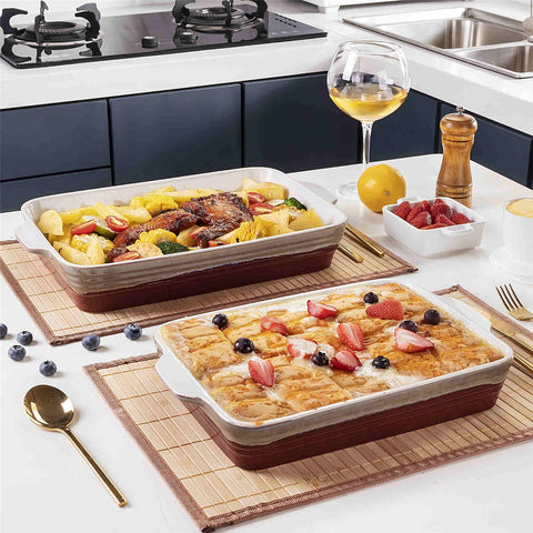 LOVECASA Bakeware With Handle Set Of 2