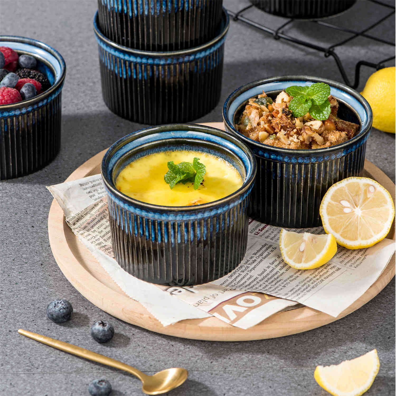 8oz Ramekins Set | Ideal for Desserts & More