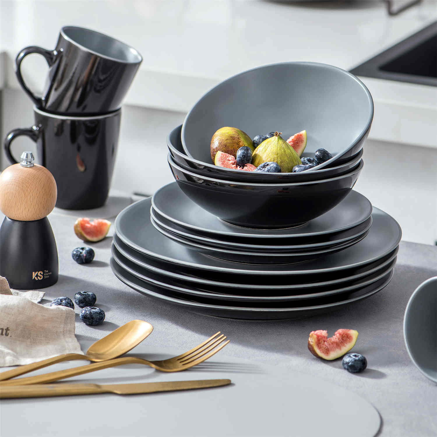 De Porcelana Vajilla Platos Modernos Elegante Juego De Vajillas