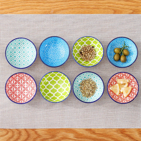 Macaron-Dip-Schalen-Set mit 8 Stück
