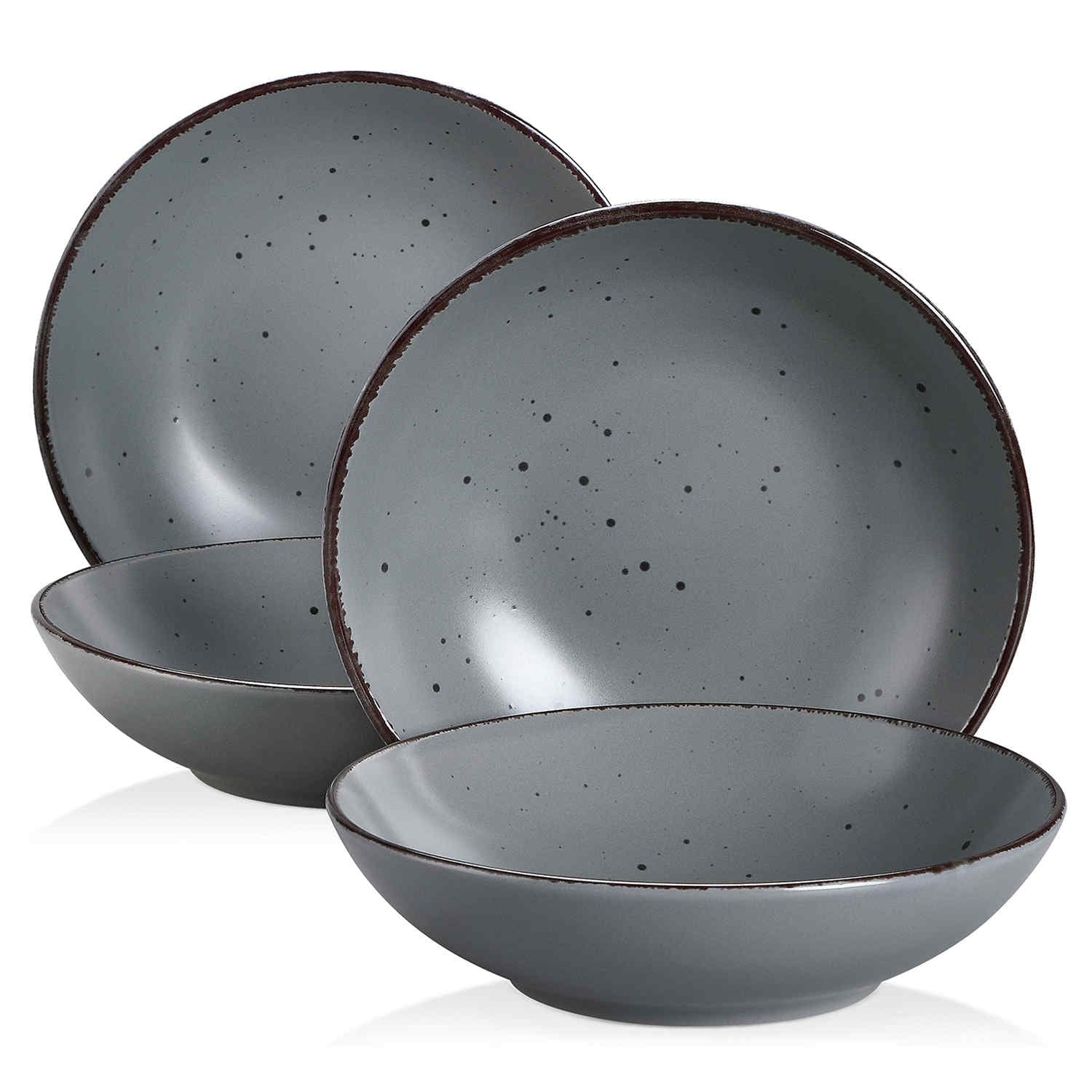 Plate Moda Micro Moda Soup Plates Set of 4 – vancasso