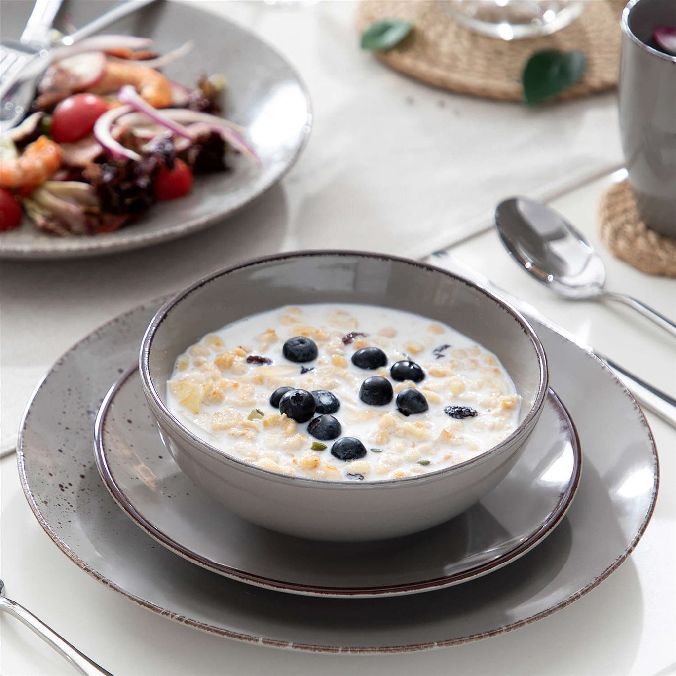 Vancasso Navia Solid & Speckled Stoneware - Dinnerware and Mugs